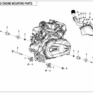 ENGINE MOUNTING PARTS