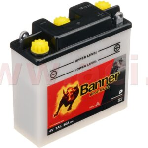 baterie 6V, B39-6, 7Ah, 60A, BANNER Bike Bull 126x48x126