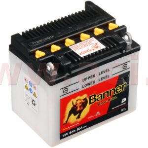 baterie 12V, YB7C-A, 8Ah, 80A, BANNER Bike Bull 130x90x114