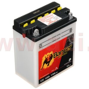 baterie 12V, YB12AL-A2, 12Ah, 170A, BANNER Bike Bull 134x80x160