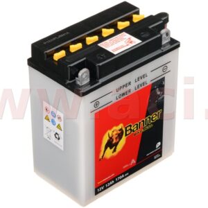 baterie 12V, YB12A-B, 12Ah, 170A, BANNER Bike Bull 134x80x160