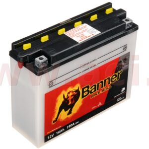 baterie 12V, YB16AL-A2, 16Ah, 190A, BANNER Bike Bull 207x71x164
