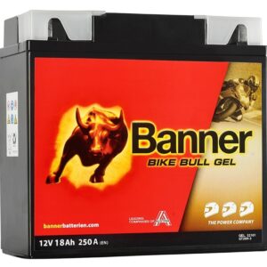 baterie gelová 12V, 51913, 18Ah, 250A, BANNER Bike Bull GEL 181x76x173