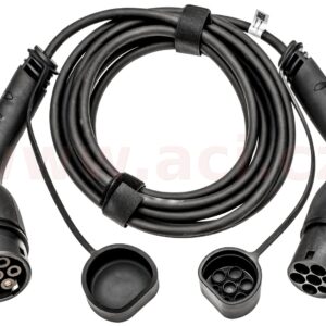 nabíjecí kabel pro EV, Typ 2 / Typ 2, 20 A / 11 kW, 3 fáze, 480 V, délka 4 m, HELLA