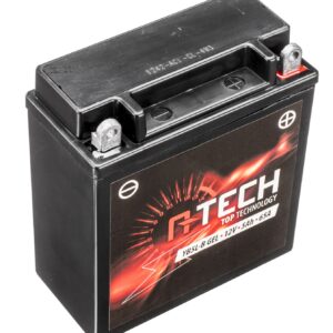 baterie 12V, YB5L-B GEL, 5Ah, 65A, bezúdržbová GEL technologie 120x60x130, A-TECH (aktivovaná ve výrobě)