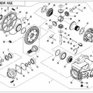 F33-B-V2 REAR AXLE(ON CAMMAND)