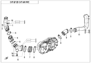 F00-2-V2 CVT AIR PIPE