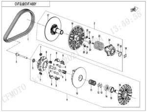 Variátor CVT II (FOR MECHANICAL DOWNHILL BRAKING)