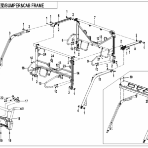 F23-V2 BUMPER @^ CAB FRAME
