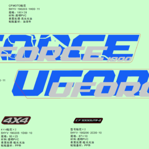 F19-2-A DECAL KITS((EU167,TWILIGHT BLUE)