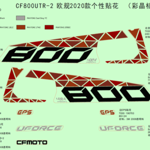 Nálepky (CRYSTAL ORANGE)