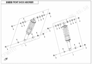 F05-2-E-V1 FRONT SHOCK ABSORBER(OIL,YiTong)