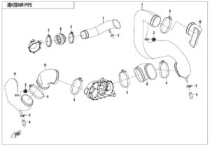 CVT AIR PIPE