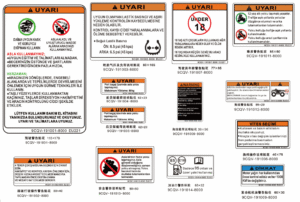 F19-2-B WARNING DECAL(Turkey)