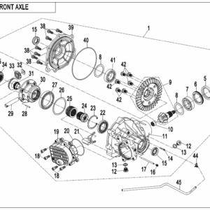 F31-V1 FRONT AXLE