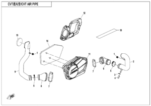 F00-2-V2 CVT AIR PIPE