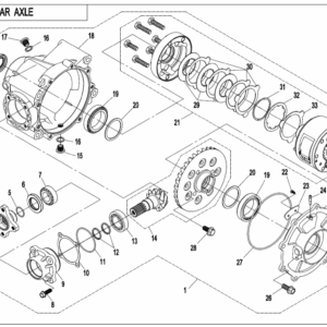REAR AXLE(DIFFERENTIAL)