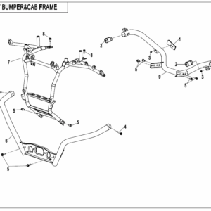 F23 BUMPER @^ CAB FRAME