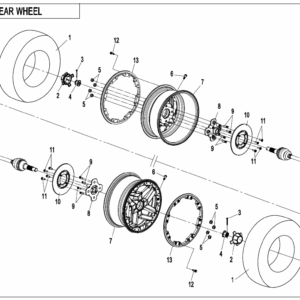 F11-B REAR WHEEL(OVERLAND)