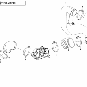 F00-2-V2 CVT AIR PIPE