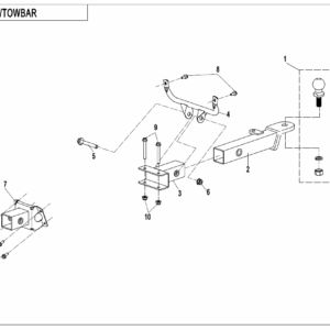 F40 TOWBAR(TRAILER REINFORCEMENT EQUIPMENT)