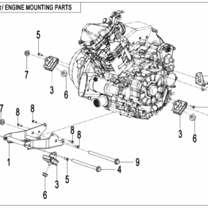 F00-1 ENGINE MOUNTING PARTS