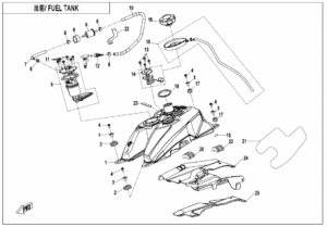 F12 FUEL TANK