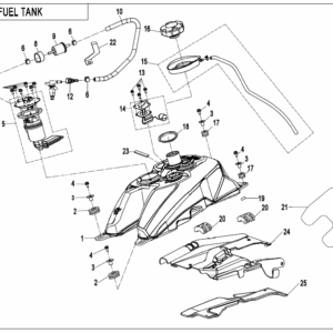 F12 FUEL TANK