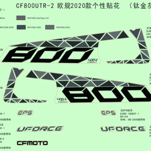 Nálepky (TITANIUM GREY)