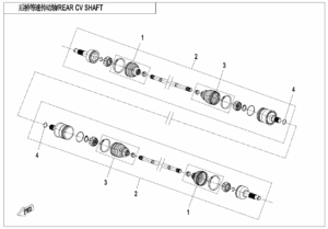 F28 REAR CV SHAFT
