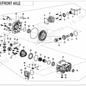 F31 FRONT AXLE