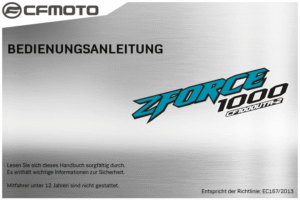 F38-D OWNER‘S MANUAL(GERMAN)