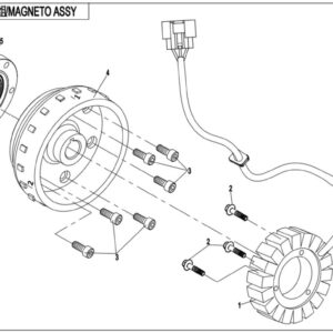 Magneto stator
