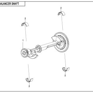 E16 BALANCER SHAFT
