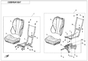 F13-2 REAR SEAT