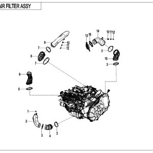 F00 CVT AIR PIPE