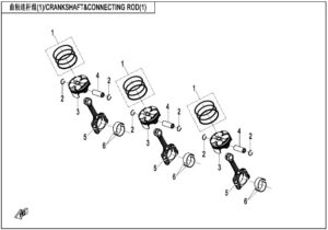 E04-1 CRANKSHAFT @^ CONNECTING ROD (1)