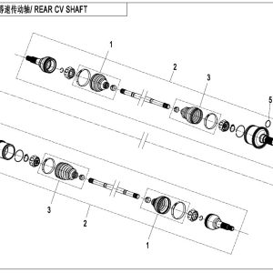 F28 REAR CV SHAFT
