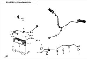 F80-3 SPOTLIGHT@^HEATING HANDLEBAR(OVERLAND)