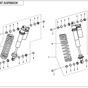 F05-2-A FRONT SHOCK ABSORBER(SMALL CYLINDER)