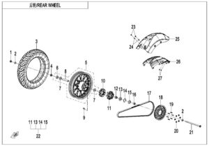F11 REAR WHEEL