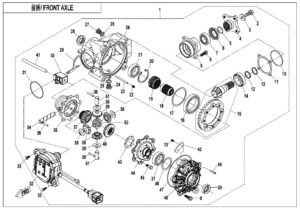 F31 FRONT AXLE