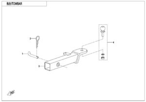 F40-A TOWBAR(PIN CONNECTION)