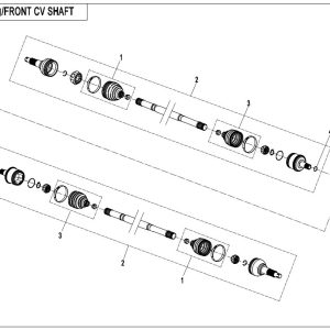 F27 FRONT CV SHAFT