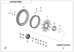 F07 FRONT WHEEL