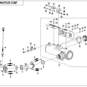 F02-B MUFFLER(EU 167)