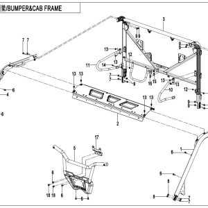 F23-V2 BUMPER @^ CAB FRAME