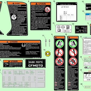 F19-2-B-V2 WARNING DECAL(TURKEY)