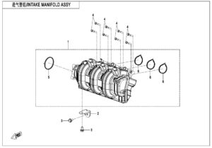 E20-B INTAKE MANIFOLD ASSY