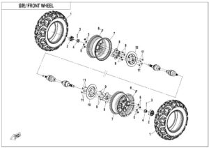 F07-B FRONT WHEEL(STEEL)